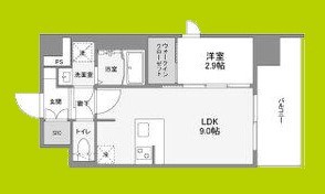 シャテーニュ上本町 間取り