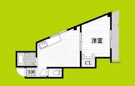 越部アルプス山坂ビル 間取り