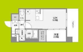 シャテーニュ上本町 間取り