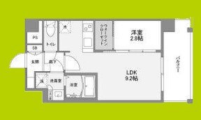 シャテーニュ上本町 間取り