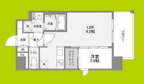 シャテーニュ上本町 間取り