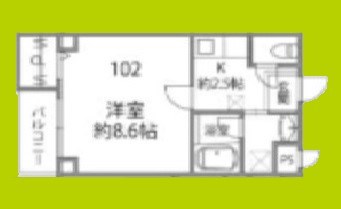ソリティア桃谷 間取り図