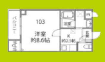 ソリティア桃谷 間取り図