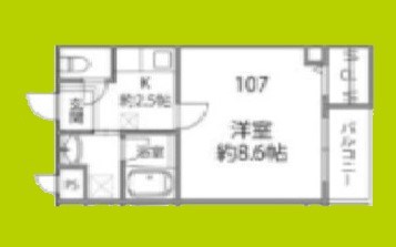 ソリティア桃谷 間取り図