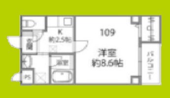 ソリティア桃谷 間取り図