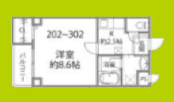 ソリティア桃谷 間取り図
