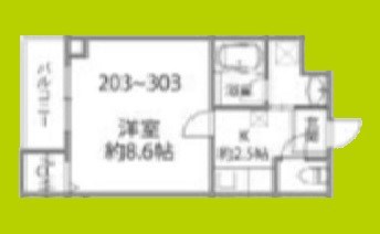 ソリティア桃谷 間取り図
