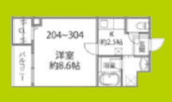 ソリティア桃谷 間取り図