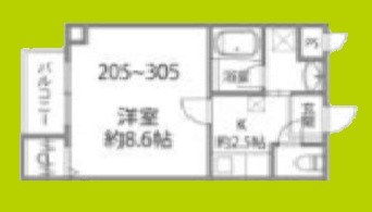 ソリティア桃谷 間取り図