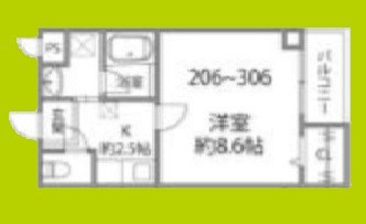 ソリティア桃谷 間取り図