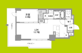 COLORE’　HIRAKATA 間取り
