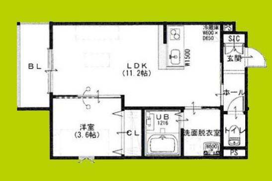 ARCAりんくうⅡ 間取り図