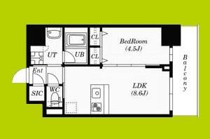 S-RESIDENCE福島diverse 間取り図