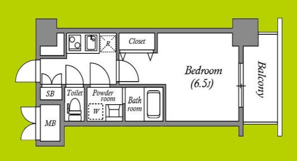 ワールドアイ難波City Gate 間取り図