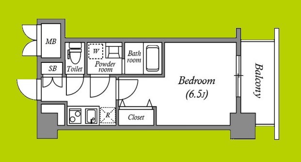 ワールドアイ難波City Gate 間取り