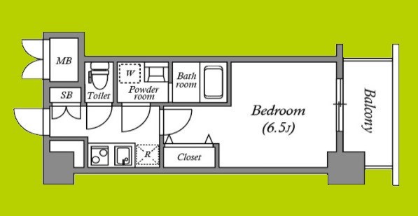 ワールドアイ難波City Gate 間取り