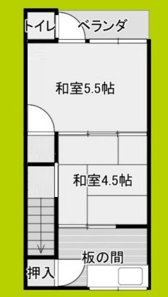 西田アパート 間取り