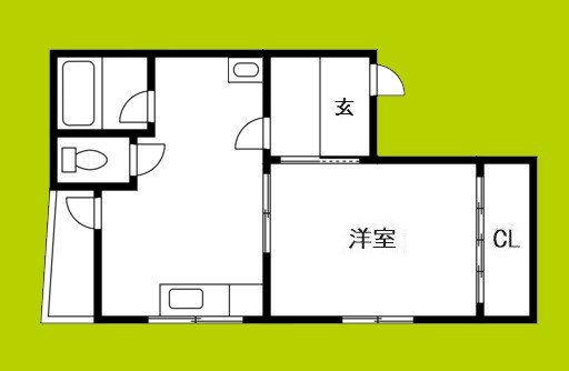 平和相互ビル北堀江 間取り