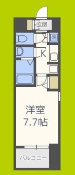 プロシード難波ディオス 間取り