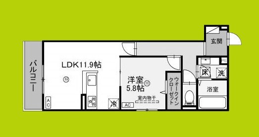トリシア Yuki 間取り図