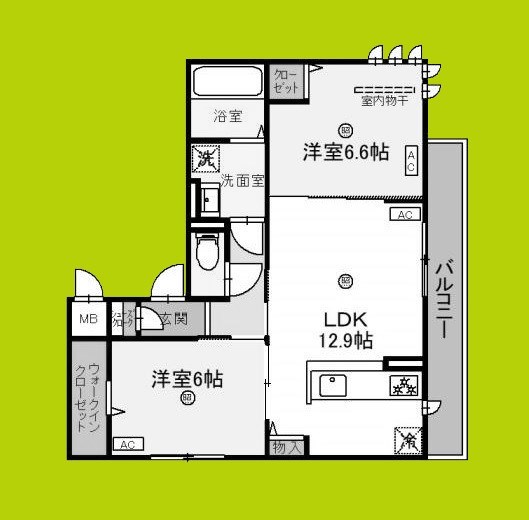 トリシア Yuki 間取り図