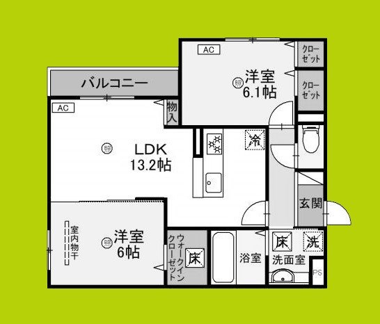 パサログランデ上野芝 間取り