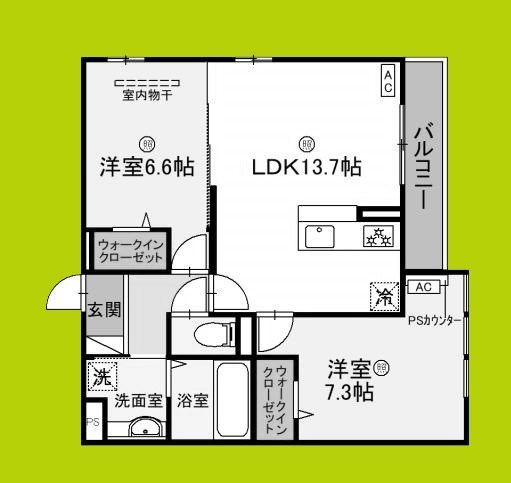 パサログランデ上野芝 間取り