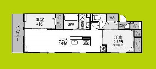 リアン・フレール　白鷺 間取り