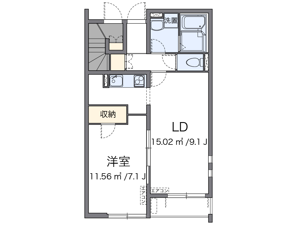 クレイノプレジオＡ 間取り