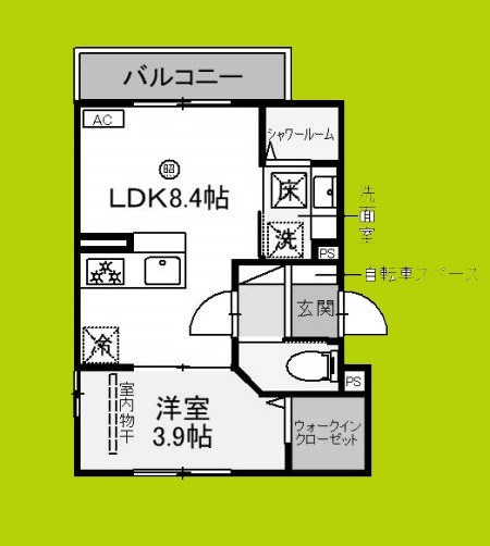 スマイリス 車之町東 間取り