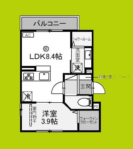 スマイリス 車之町東 間取り