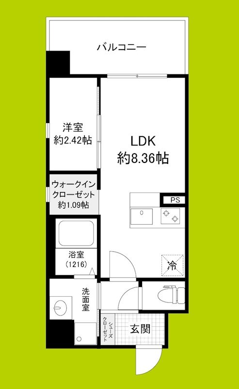 Live Flat都島 間取り図