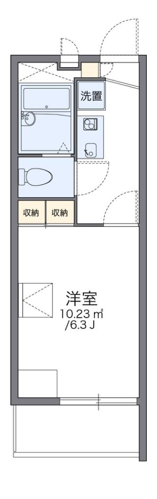 レオパレス大池橋 間取り