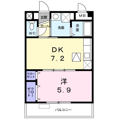 シャン　ヴィオレ 間取り