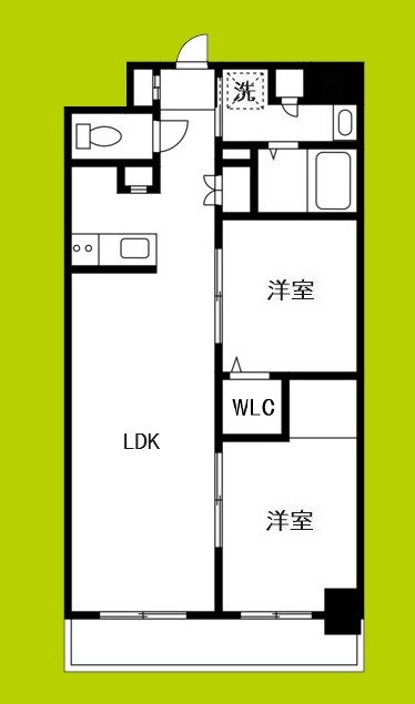 アーバネックス南森町WEST 間取り図