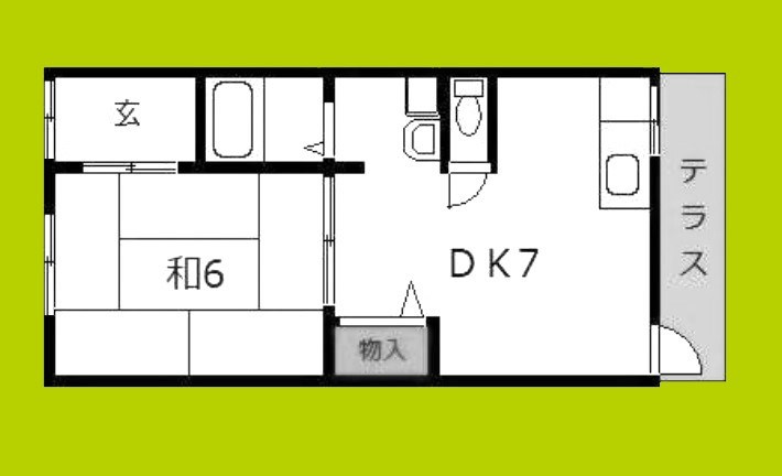中本1丁目テラスハウス 間取り