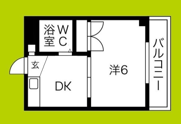 城北・船江マンション 間取り