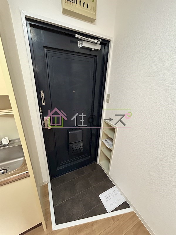 城北・船江マンション 玄関