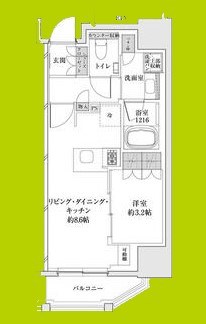 ザ・パークハビオ同心プレイス 間取り図