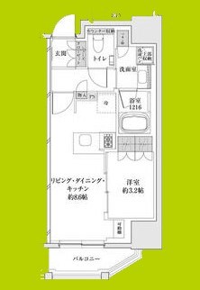 ザ・パークハビオ同心プレイス 間取り図