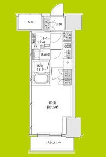 ザ・パークハビオ同心プレイス 間取り
