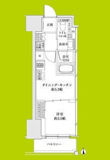ザ・パークハビオ同心プレイス 間取り