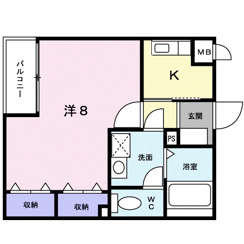 ブリック　メゾン　金剛 間取り