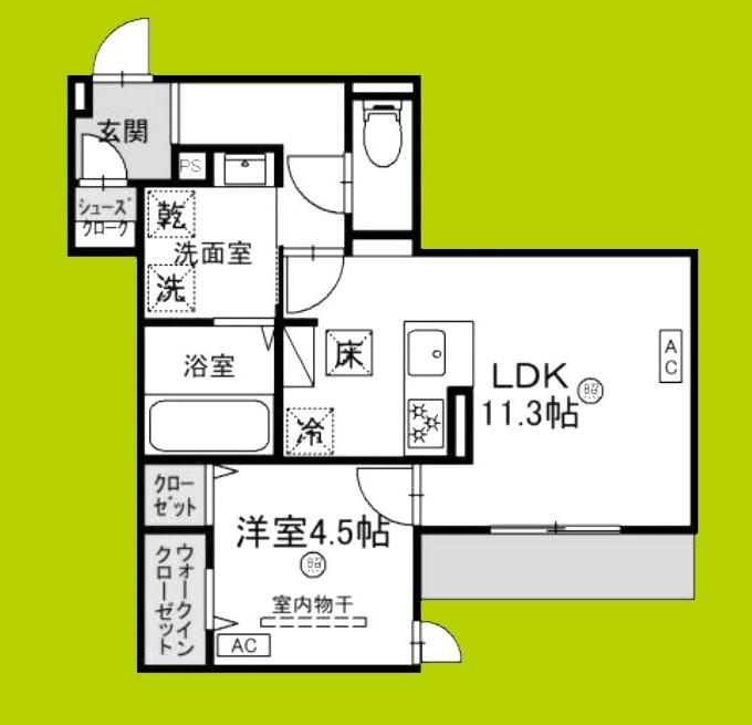 Clashist城北公園 間取り