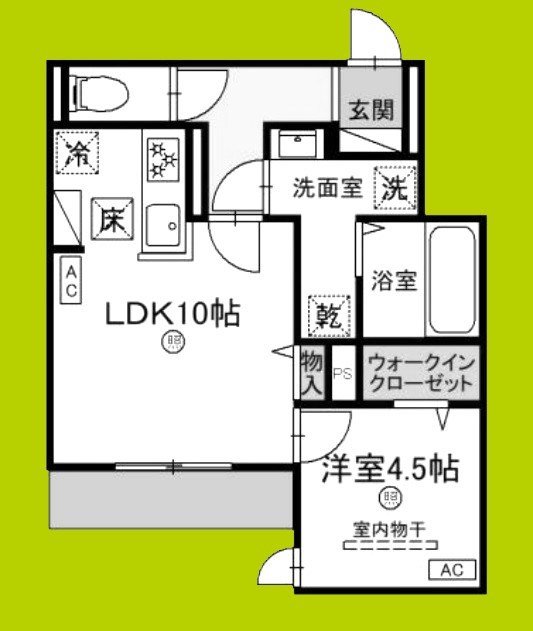 Clashist城北公園 間取り