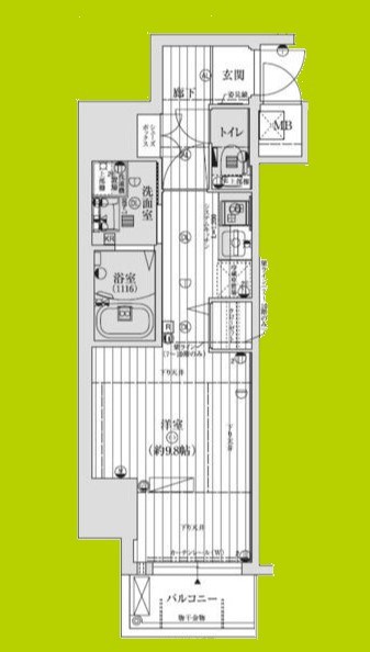 アクアラフォレ豊中 間取り図