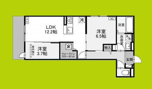 ラ・パーチェ江坂Ⅱ 間取り