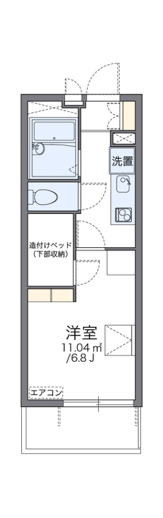 レオパレスグリーンローズ 間取り