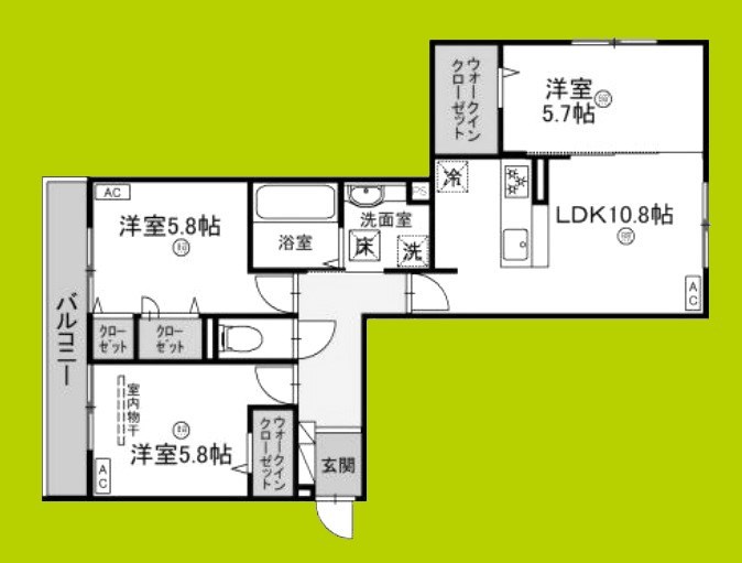 パサログランデ綾之町 間取り