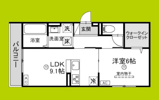 パサログランデ綾之町 間取り